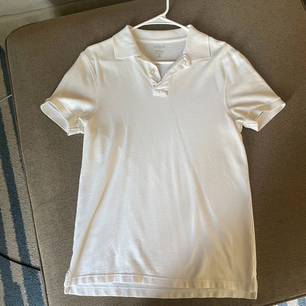 J. Crew Classic Ivory Polo Shirt